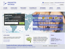 Tablet Screenshot of progettosociale.it